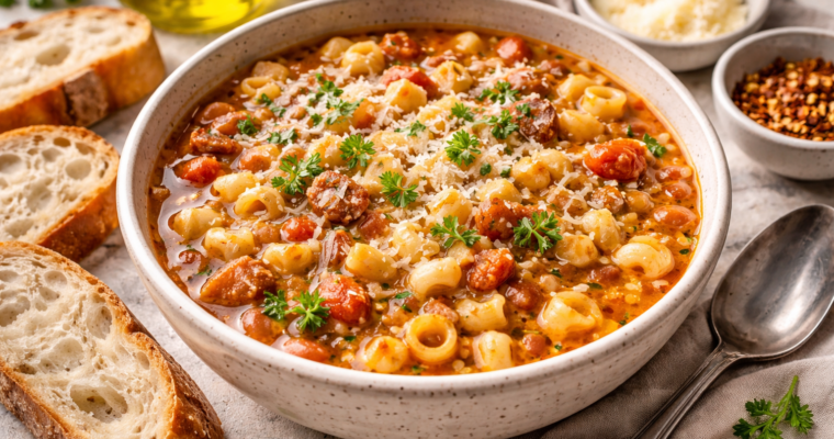 Pasta E Fagioli for Two