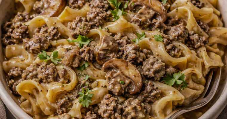 Cozy One-Pot Beef Stroganoff