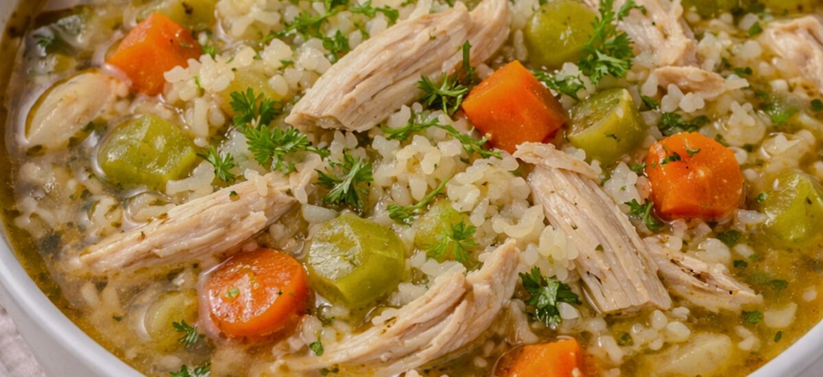 Comforting Chicken & Rice Soup (No Mushy Rice)