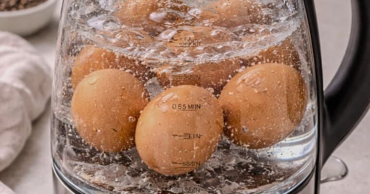 Hard-boiled Eggs in a Kettle