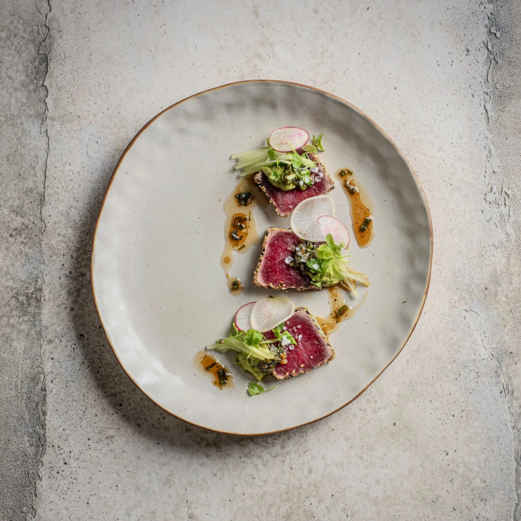 Finished recipe presentation