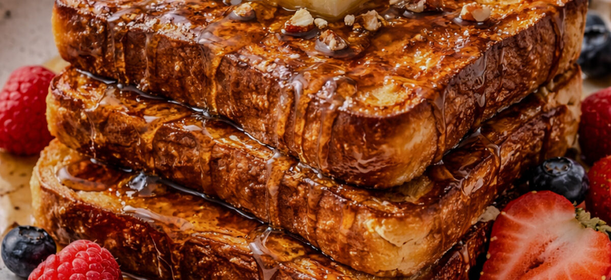 Soft & Custardy Brioche French Toast