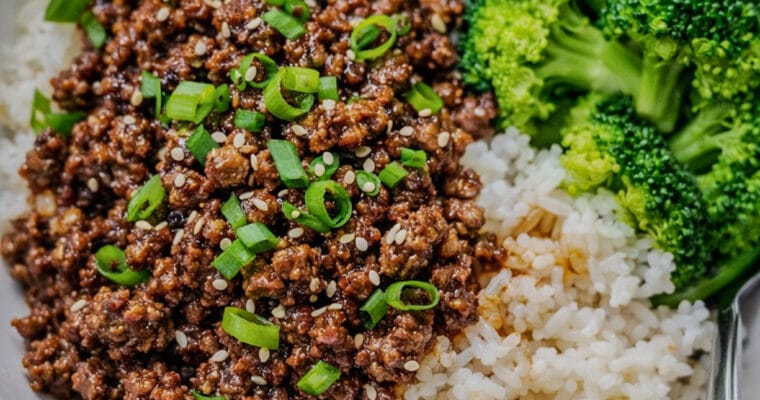 30-Minute Korean Ground Beef and Broccoli