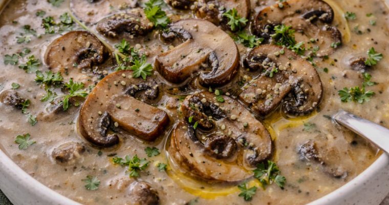 Mushroom Soup without Heavy Cream