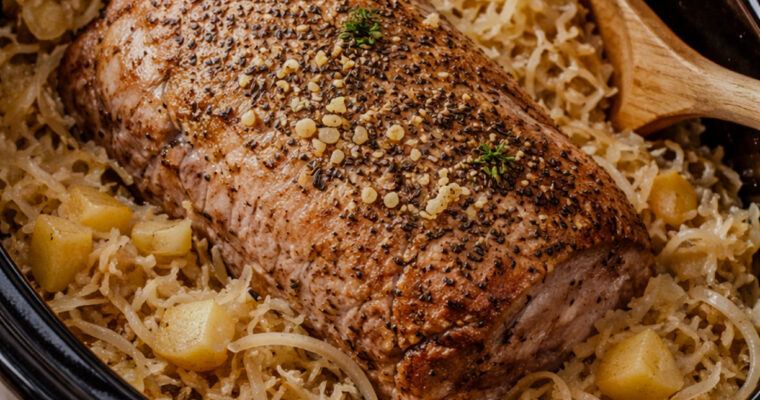 Slow Cooker Pork and Sauerkraut, Pennsylvania Dutch–Style