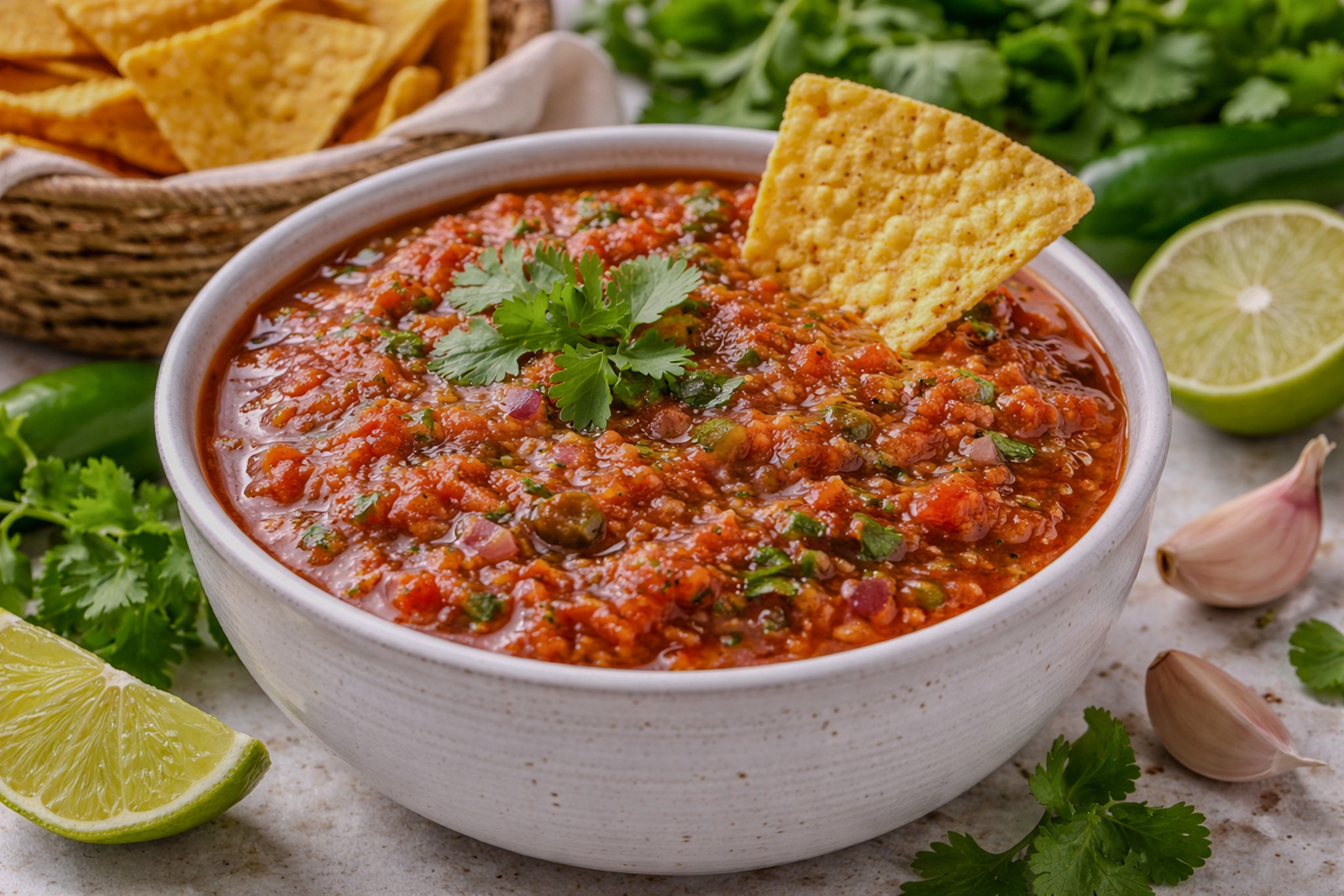 Smooth Restaurant-Style Salsa You Can Make at Home