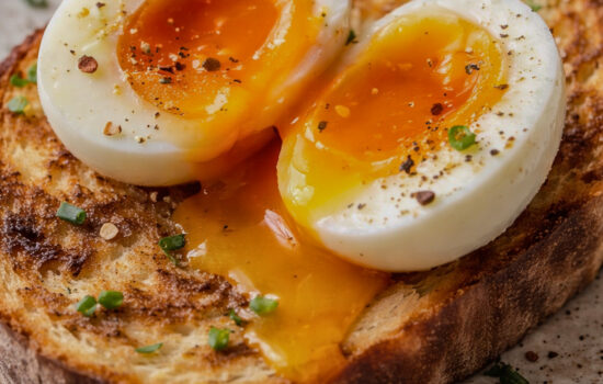 Soft-Boiled Eggs (Set Whites, Runny Centers)