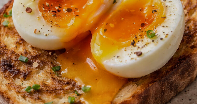 Soft-Boiled Eggs (Set Whites, Runny Centers)