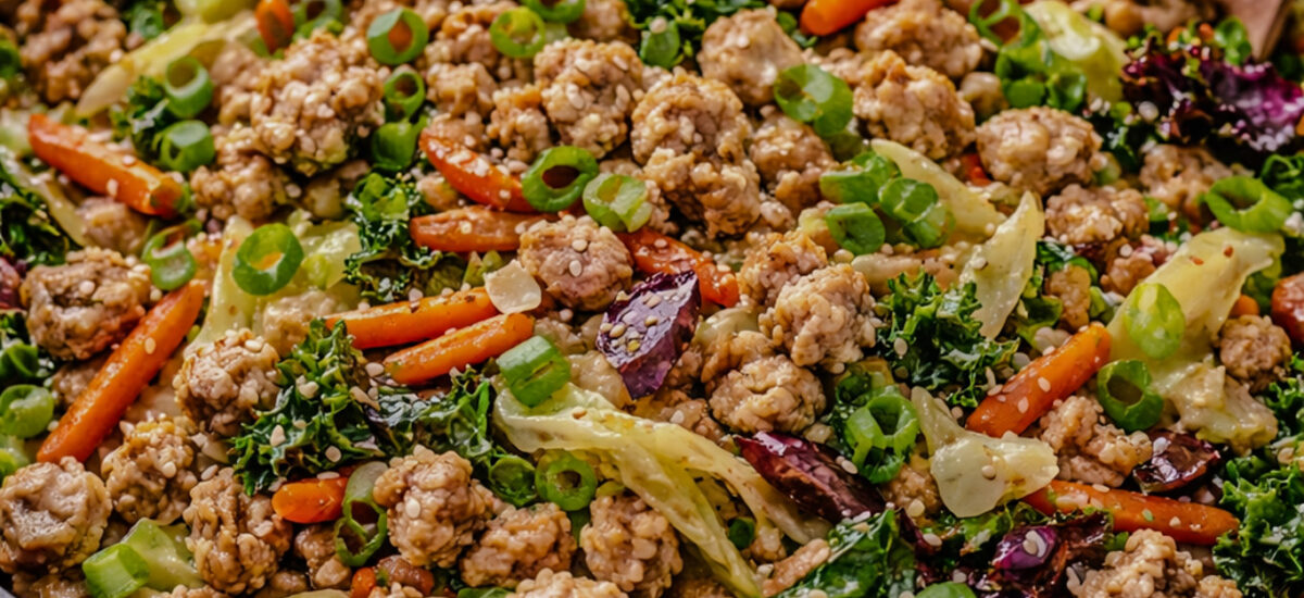15-Minute Ground Turkey Veggie Stir-Fry