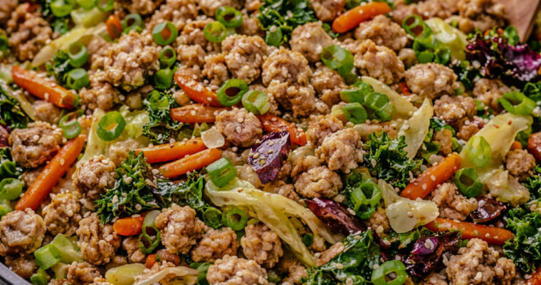 15-Minute Ground Turkey Veggie Stir-Fry