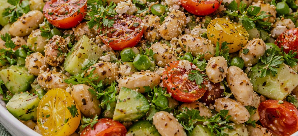 Herbed Mediterranean White Bean Salad