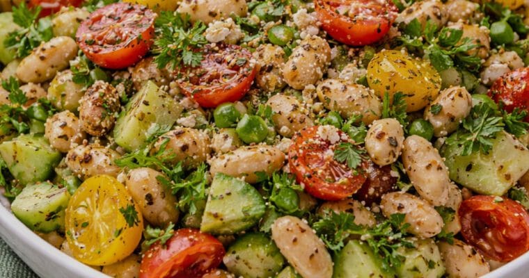 Herbed Mediterranean White Bean Salad