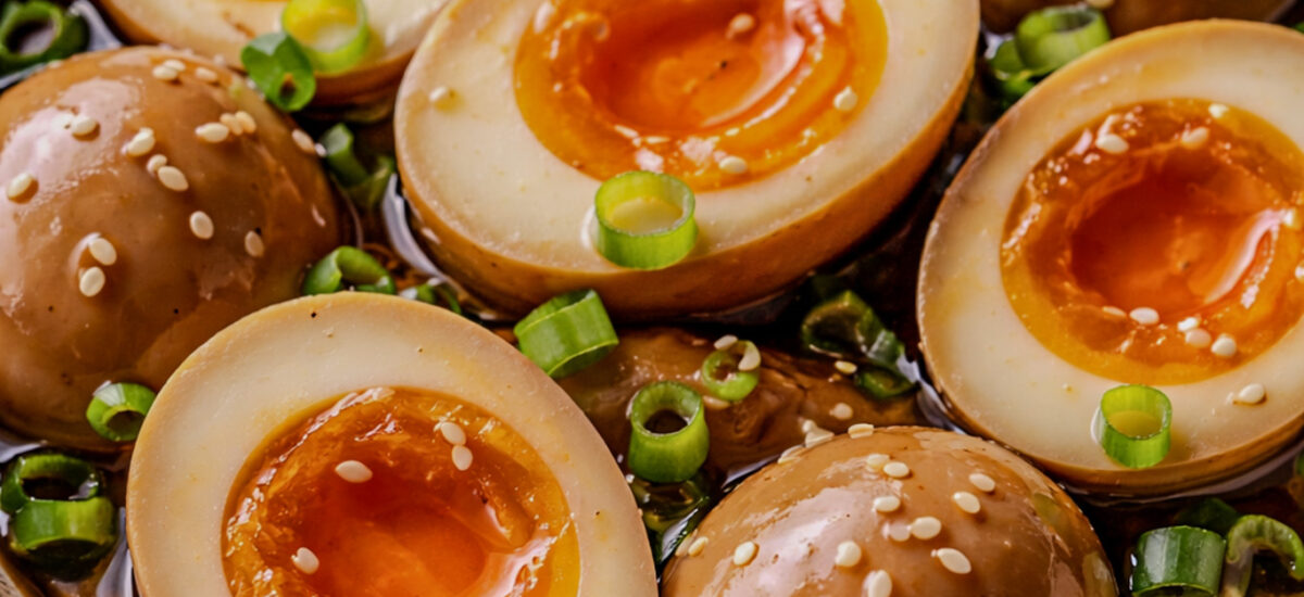 Ajitama Eggs (Japanese Marinated Ramen Eggs)